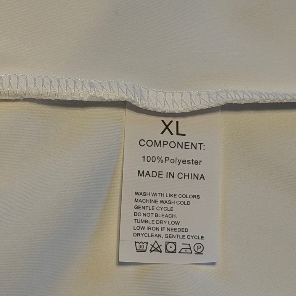 White Zip-Up Athletic Jacket - Picture 7 of 7